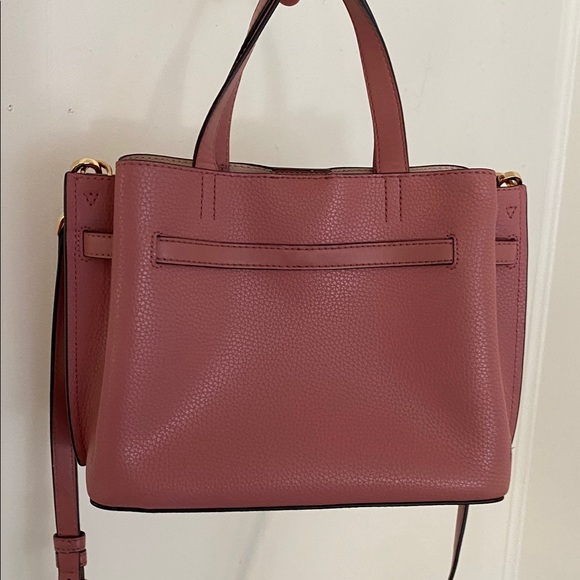SOLD!Michael Kors Emilia Small Pebbled Leather Satchel Bag in Rose, Retails $498 - Picture 4 of 17